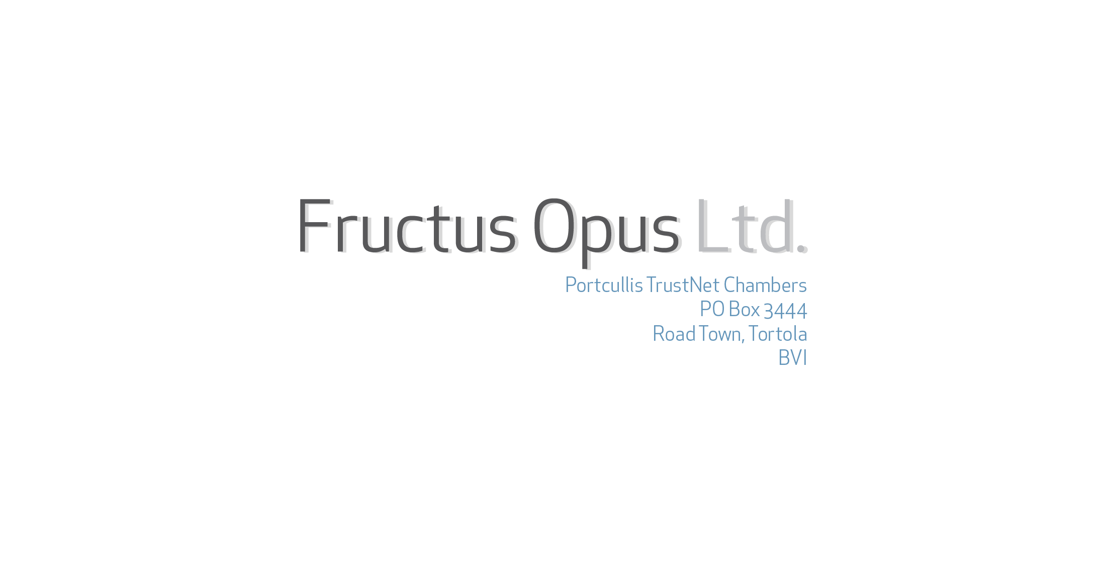 Praecellens Limited - Portcullis TrustNet Chambers,PO Box 3444,Road Town, Tortola,BVI